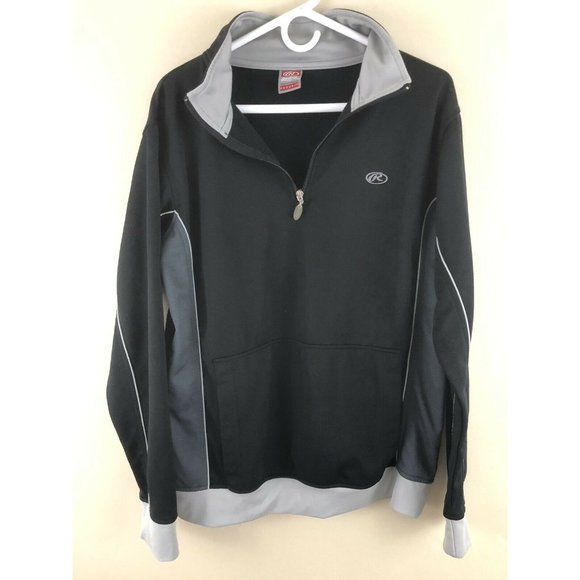 Rawlings Pro Dri 1/4 Zip Long Sleeve Pullover - Picture 6 of 6